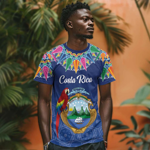 Camiseta extragrande de alta calidad para hombre <span class=keywords><strong>Pura</strong></span> <span class=keywords><strong>Vida</strong></span> para Costa Rica Estampado inspirado Personalizado Oxcart Adornado Diseño Ropa para hombre - Product Image 3