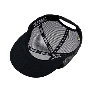 Cappellini con Visiera Piatta in Rete Verde Neon con Ricamo, Cappelli da Baseball Promozionali per Squadre Sportive - Product Image 5