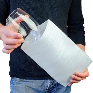 100PCS, Gla Pack Feuilles d'enveloppement en <span class=keywords><strong>mousse</strong></span> Rembourrage <span class=keywords><strong>pour</strong></span> l'expédition, l'emballage, le stockage-Enveloppe <span class=keywords><strong>de</strong></span> <span class=keywords><strong>coussin</strong></span> en toute sécurité <span class=keywords><strong>pour</strong></span> la vaisselle, les meubles, les assiettes - Product Image 2