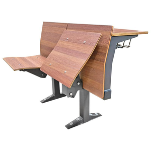 Custom Design moderno in legno Auditorium sedia in lega di alluminio pieghevole università sala conferenze posti a sedere per uso scolastico pranzo - Product Image 5