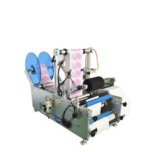 Machine d'étiquetage semi-automatique électrique pour bois, moteur PLC 220V, garantie 1 an, applicateur d'autocollants pour cartons et bouteilles, imprimante de date - Product Image 6