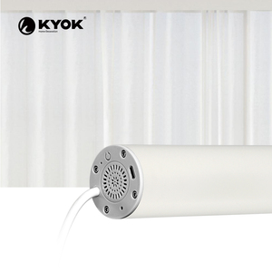 KYOK Batterie ultra basse consommation Commande vocale Wifi Tringles à rideaux électroniques en aluminium double avec télécommande - Product Image 5