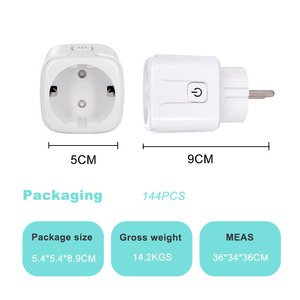 Prise intelligente <span class=keywords><strong>Tasmota</strong></span> EU FY21 16A avec surveillance de la consommation d'énergie, micrologiciel personnalisé ESP32-C3, ABS pour projet de maison intelligente - Product Image 6