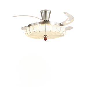 La lampe de plafond dans la salle à manger présente une esthétique traditionnelle de la <span class=keywords><strong>dynastie</strong></span> Song avec un tissu imprimé et un style d'Asie du Sud-Est. - Product Image 1