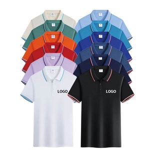 เสื้อโปโลแขนสั้นสำหรับผู้ชายเสื้อโปโลกอล์ฟออกแบบได้ตามต้องการ - Product Image 3