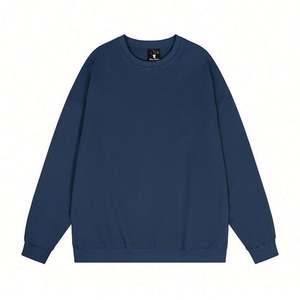 Free Sample Lightweight 240Gsm Puff Printing Sweatshirt Latest Oversize Design Crewneck <b>Patch</b> for Men Women's Winter Clothing - Product Image 1