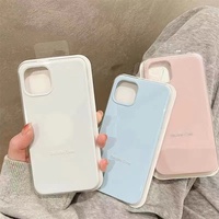 Coque de téléphone en silicone liquide personnalisable en gros pour iPhone 18 17 16 15 14 13 12, étui en silicone pour iPhone 17 Pro Max
