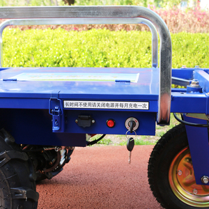 Xe đẩy điện nông nghiệp <span class=keywords><strong>4</strong></span> bánh, xe cút kít, vận chuyển hàng hóa gia đình, nông nghiệp, vườn cây ăn quả, leo đồi, xe vận chuyển điện - Product Image 2