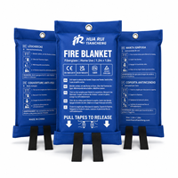 Couverture de sécurité incendie domestique en fibre de verre résistante à la chaleur, produit d'urgence pour la cuisine, destiné à la vente et à la distribution en Europe