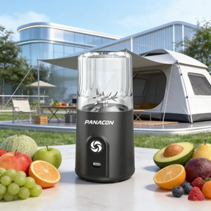 High Speed Portable Blender 260ml BPA Free Ice Crusher Turbo Mode Heavy Duty Smoothie <b>Maker</b> Leak Proof USB Car Travel - Product Image 2