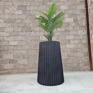 Pots de fleurs en fibre d'argile à prix abordable de l'usine de Foshan pour jardin, extérieur et maison en Chine - Product Image 1