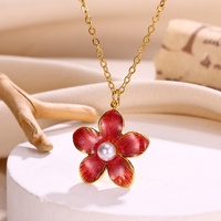 Collar de Acero Inoxidable Estilo Moderno para Mujer, Chapado en Oro, Diseño Geométrico con Cadena de Eslabones, Joyería de Moda, Regalo