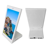 Affichage numérique LCD tactile de bureau pour intérieur, écran publicitaire Android de 10,1 pouces pour les magasins de vente au détail de thé au lait et les restaurants