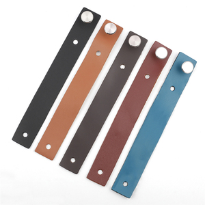 Kenop pintu laci lemari kulit sapi lembut pegangan kabinet kenop dapur furnitur tarik - Product Image 2