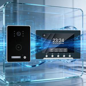 Caméra 1080P AHD avec fonction audio bidirectionnelle, 1 contrôle <span class=keywords><strong>sans</strong></span> <span class=keywords><strong>fil</strong></span>, vidéophone pour entrées de magasins de détail - Product Image 3