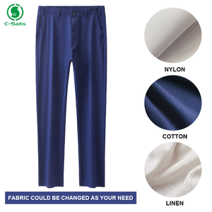 <span class=keywords><strong>Pantaloni</strong></span> <span class=keywords><strong>Chino</strong></span> da <span class=keywords><strong>Uomo</strong></span> Personalizzati, Stile <span class=keywords><strong>Slim</strong></span> Fit di Alta Qualità, Casual Business, Leggeri in Misto Cotone - Product Image 5