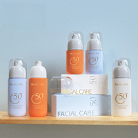 50ml 80ml Cylindrique HDPE Bouteille Cosmétique avec Pompe Pulvérisateur Sérigraphie Visage Cheveux Fine Brume Vaporisateur Bouteilles