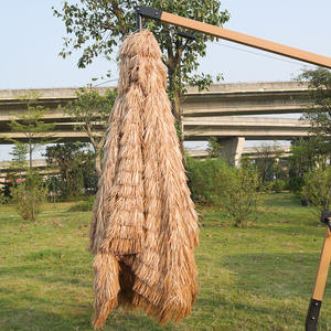 Parasol suspendu grande taille en chaume pour extérieur, personnalisé, pour plage et terrasse, avec base, résistant au vent, protection solaire - Product Image 6