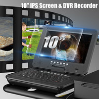 Kamera Inspeksi Pipa & Saluran Pembuangan Jarak Jauh 160m, Dapat Diputar 360°, Video 512Hz, Batang Dorong Fiberglass 7mm, Layar IPS 10-Inci
