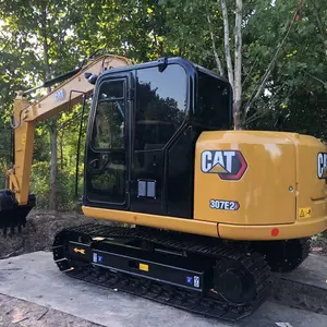 Máquina de importación japonesa 307E pequeña excavadora sobre orugas para gato