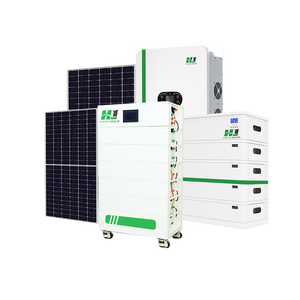8KW Hybrid <b>Power</b> Station Complete <b>Kit</b> Monocrystalline Silicon <b>Solar</b> Battery MPPT Controller All-in-One <b>Solar</b> System - Product Image 1