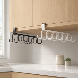 Estante Colgante de Hierro para Gabinete con Ganchos, Sin Perforación, Almacenamiento, Drenaje, Ahorro de Espacio para Cocina y Hogar - Product Image 3