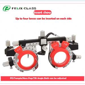 Montura de Optometría Universal Ajustable de Vidrio Óptico TF-B para Lentes de Prueba, Certificación CE/EPA, Instrumentos con Patas Ajustables - Product Image 2