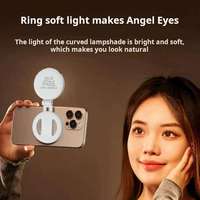 Lampe d'appoint LED portable à absorption magnétique pour téléphones portables et tablettes – Éclairage de poche pour maquillage et photographie
