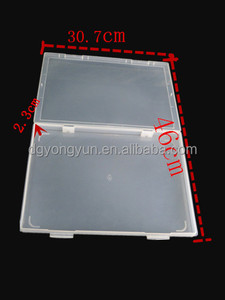 Intera vendita rettangolo di <span class=keywords><strong>plastica</strong></span> <span class=keywords><strong>trasparente</strong></span> scatola di immagazzinaggio di file A4 chiaro caso PP - Product Image 2