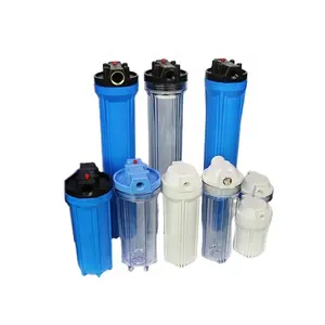 chemical resist in line sediment filter housing quick open for 3 stages water purifier