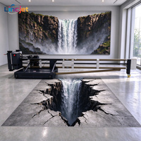 Imprimante jet d'encre UV HD 2-en-1 mur-sol 2026 LC semi-automatique haute précision à séchage rapide pour impression sur tubes et factures