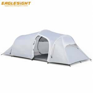 <span class=keywords><strong>Tente</strong></span> de camping quatre saisons en nylon ripstop 20D avec poteaux en aluminium, vestibule étendu, une grande chambre, <span class=keywords><strong>tente</strong></span> extérieure imperméable - Product Image 2