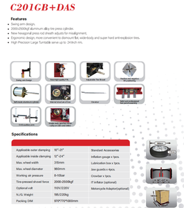 <span class=keywords><strong>Coseng</strong></span> C201GB + DAS Cambiadores <span class=keywords><strong>de</strong></span> neumáticos originales sin disco y diseño sin palanca para talleres <span class=keywords><strong>de</strong></span> reparación y garajes <span class=keywords><strong>de</strong></span> alta gama - Product Image 3