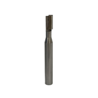 Fraise diamantée droite à cannelure unique en carbure 65HRC mèches de routeur CNC non revêtues personnalisées ODM OEM fraise de coupe en acrylique