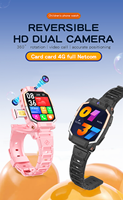 Reloj Inteligente 4G con Resistencia al Agua IP67, con Tarjeta SIM, Videollamadas, Pagos y Brújula para Niños, Venta al por Mayor