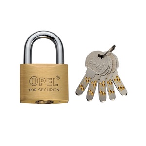 Cadenas en laiton durable OPEL avec manille de <span class=keywords><strong>30mm</strong></span> 50mm 70mm combinaison antivol et étanche pour le déverrouillage de la clé en laiton Globe