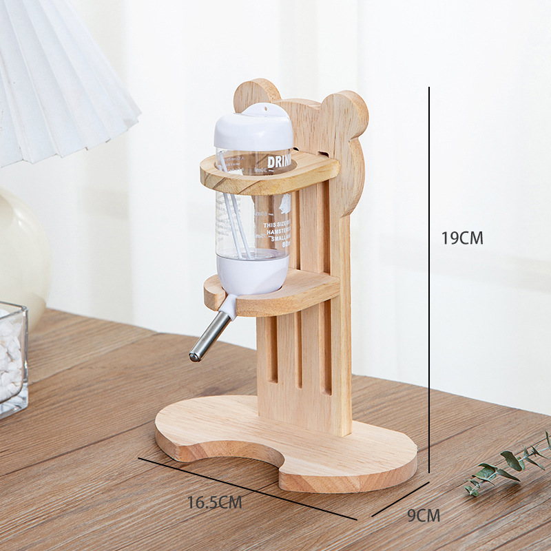 A:white kettle +Solid wood kettle bracket