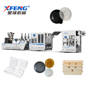 Macchina per la formatura sottovuoto per termoformatura automatica per la produzione di piccoli contenitori in plastica per cibo dentale da asporto - Product Image 1