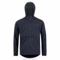 Veste coupe-vent pour homme à col montant pouvant être rangée en plein air, pour la randonnée et les voyages