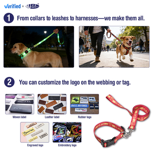 Luxuriöse, strapazierfähige Hundeleinen und Halsbänder aus Polyester-Nylon für Jagd und Haustiere – Eigenmarke, individuell anpassbar - Product Image 4