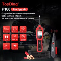 Probador de Circuitos para Automóviles Topdiag P180, 9~30V, Sistema Operativo Android, Kit de Sonda Universal para Sistemas Eléctricos de Vehículos, Diagnóstico Automotriz