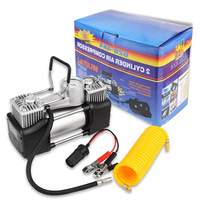 Air Compressor Tire Inflator Portable Double Cylinder Tire Inflator Tire Pump DC 12V 180psi