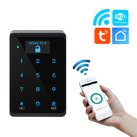 Controlador de Acceso con Pantalla OLED IP66 de Fácil Programación, Control de Acceso Inteligente Tuya, Lector de Tarjetas EM/ID de 125KHz con Teclado