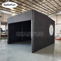 Tente de simulation de golf gonflable professionnelle, cage de swing de golf durable avec logo personnalisé pour studio