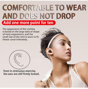 Nouveaux arrivages de produits tendance A6S écouteurs TWS sans fil Auriculares écouteurs et casques de taille mini vente à chaud - Product Image 2