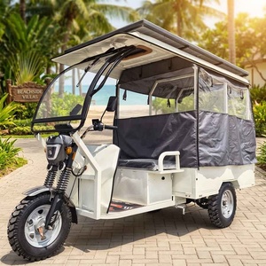 Vehículo Eléctrico Turístico, Triciclo Eléctrico Solar, Rickshaw, Triciclo Eléctrico de 3 Ruedas para Pasajeros Adultos - Product Image 3