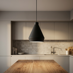 Suspension suspendue en métal au design traditionnel en laiton AK en noir fini pour décor de restaurant/décor d'hôtel - Product Image 1