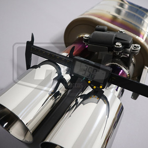 Système d'échappement arrière (Catback) en alliage de titane, sur mesure, couleur violet, pour BMW M5 F10 N63 V8 4.4T (2010-<span class=keywords><strong>2016</strong></span>) avec commande électronique des valves. - Product Image 5