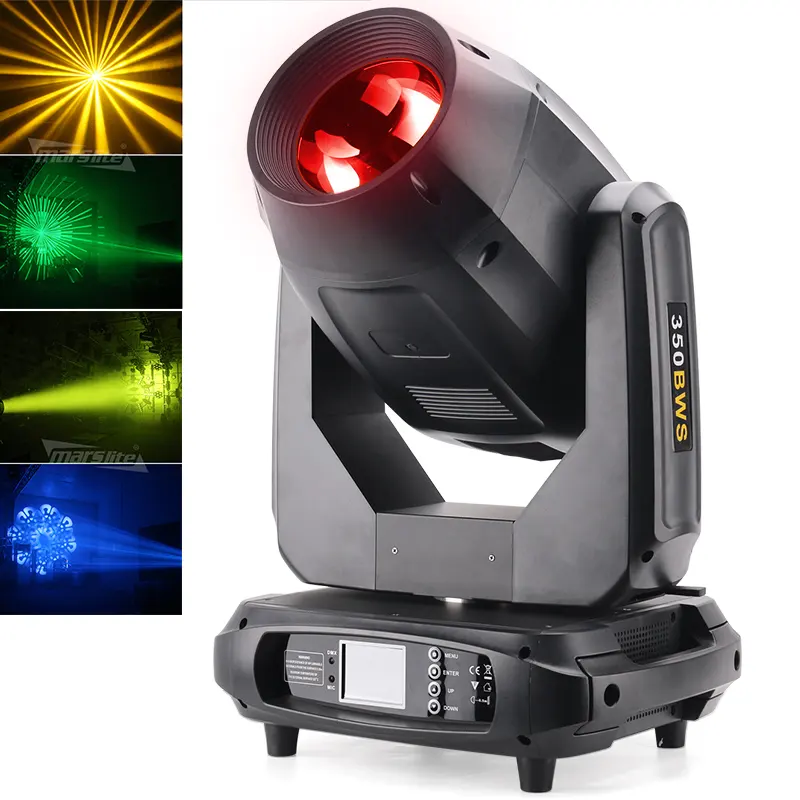 2022 Qixin New Zoom Led Moving Head 350w Bsw Beam Spot Wash 3in1 Hybrid Led Moving Head Led Stage Light