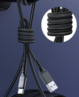 Cable USB de Carga Rápida 3A, Cable de Sincronización de Datos y Cargador Universal para Teléfono